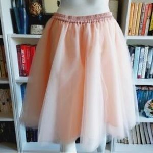 Pale Pink Tulle Skirt by Comme Toi